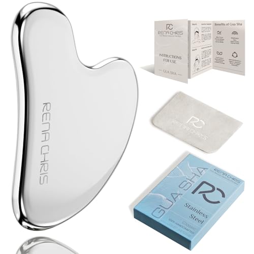 Product photo of Rena Chris Stainless Steel Gua Sha Tool
