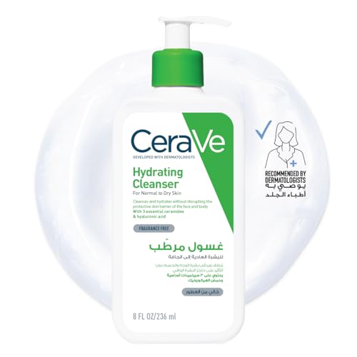 Product photo of CeraVe Hydrating Cleanser for Normal to Dry Skin with Hyaluronic Acid 236ml