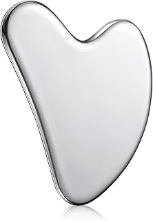 Product photo of Nuanchu Stainless Steel Gua Sha Facial Tools, Silver