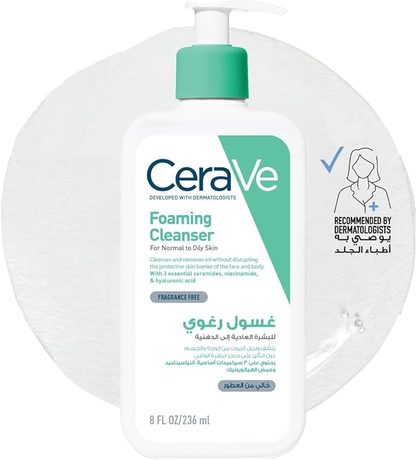 Product photo of CeraVe Foaming Facial Cleanser