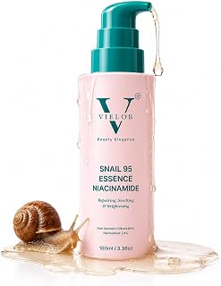 Product photo of 95% Snail Mucin Essence with 2.8% Niacinamide, Premium Korean Serum for Advanced Skin Repairing, Soothing and Brightening, 100ml
